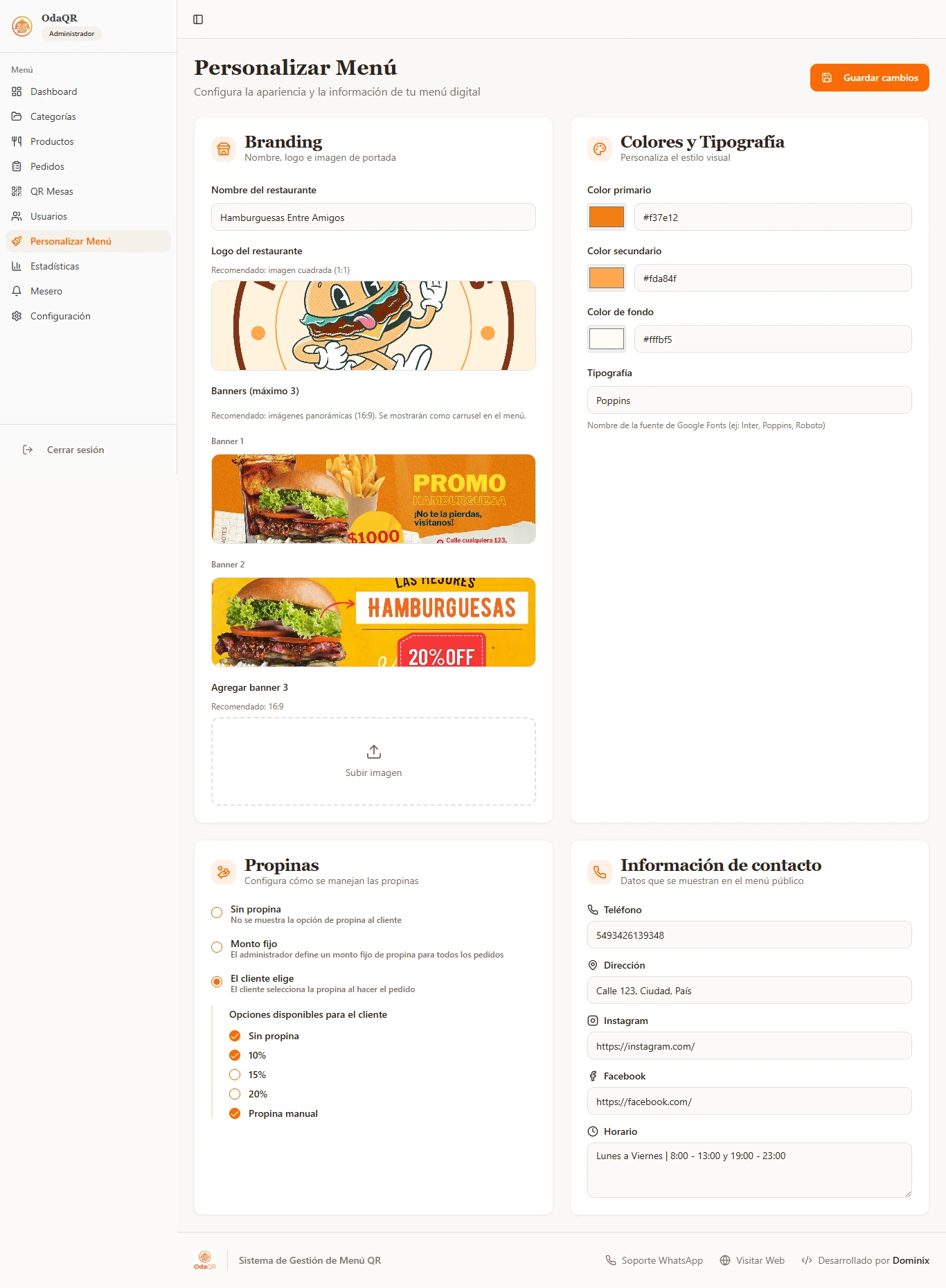 Digital QR Menu with Admin Panel screenshot 3