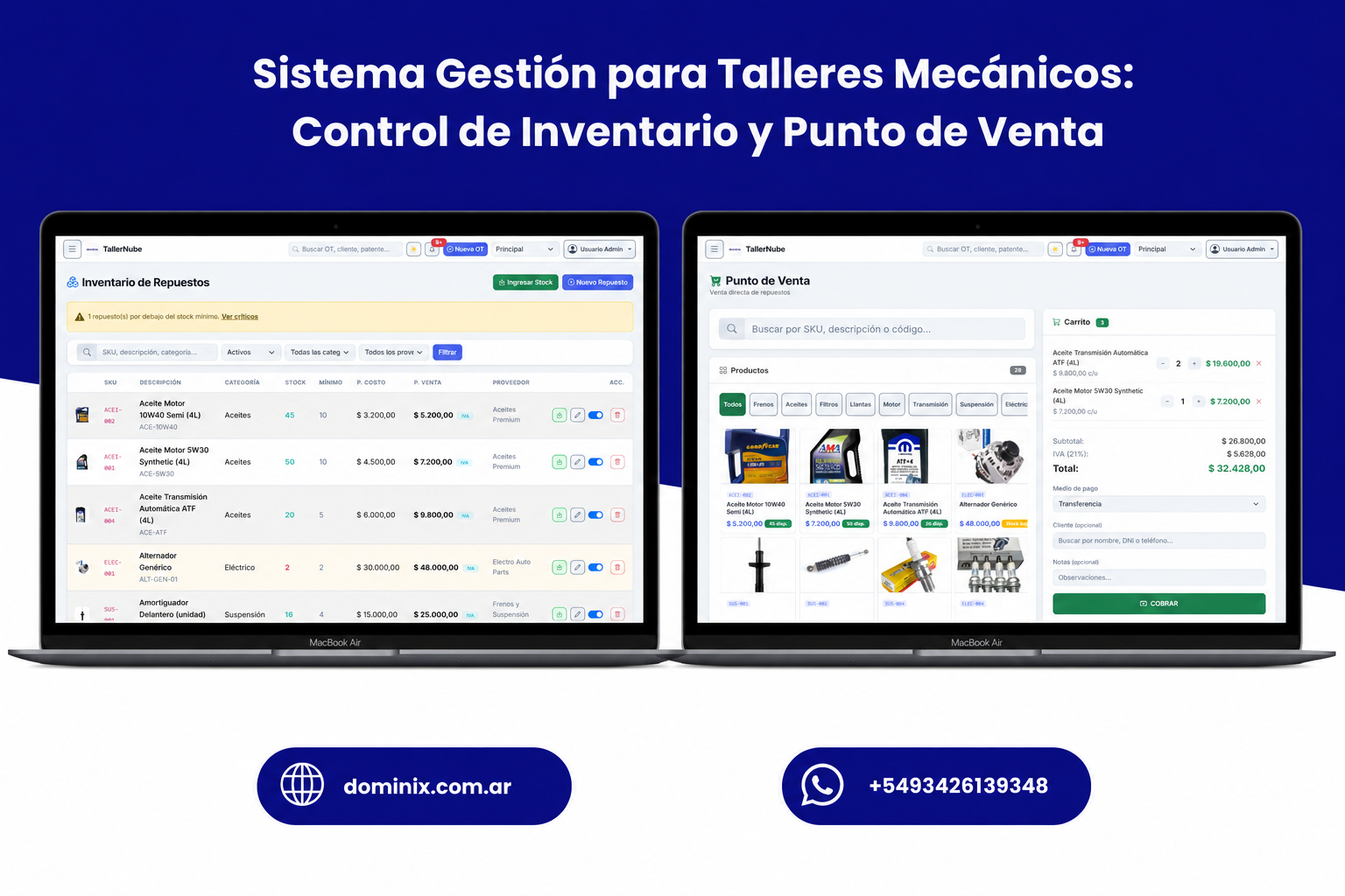 TallerNube - Sistema de Gestión para Talleres Mecánicos screenshot 3