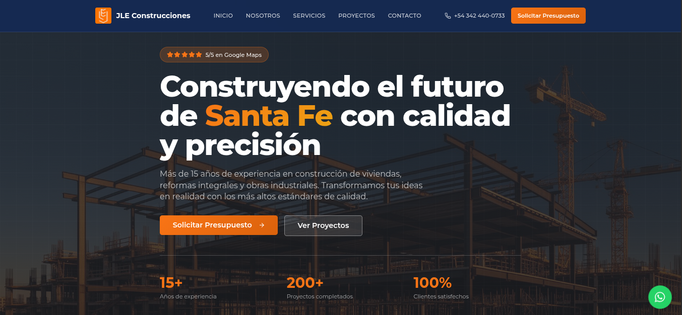Landing page para constructoras: cómo convertir visitas en proyectos