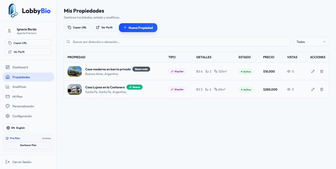 LobbyBio screenshot 1